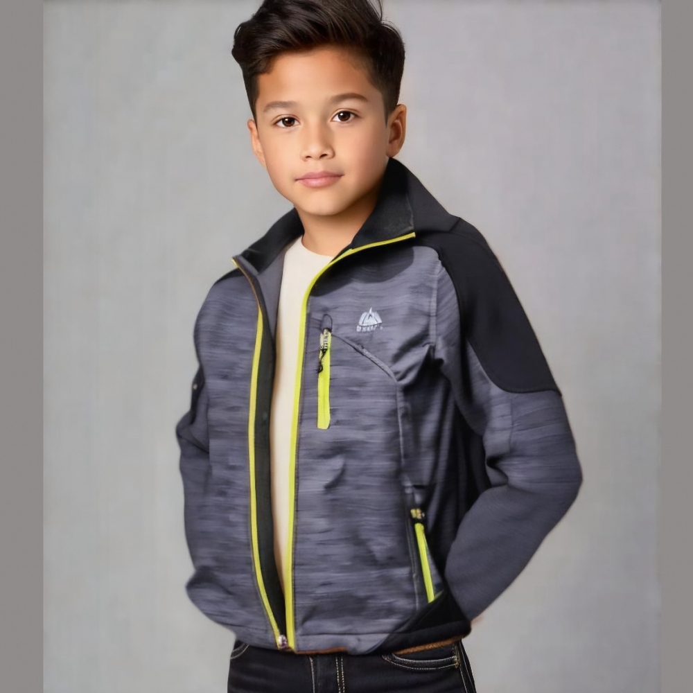 Snozu Hoodless Full Zip Long Sleeve Jacket